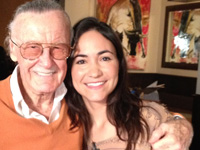 America Young with Stan Lee